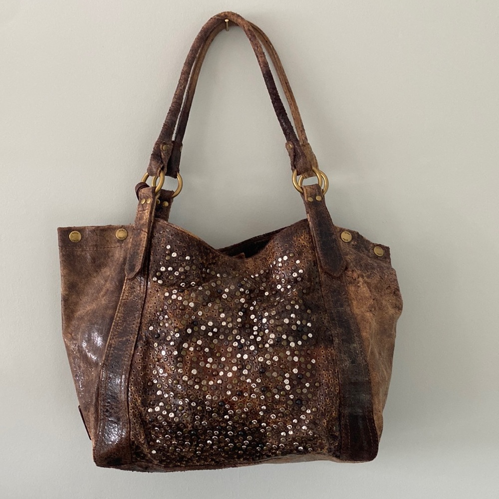 Frye Deborah studded leather bag Great condition